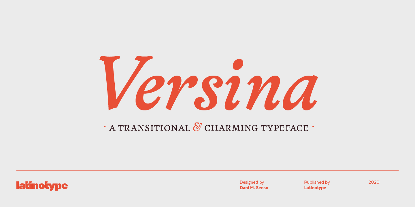 Пример шрифта Versina #1